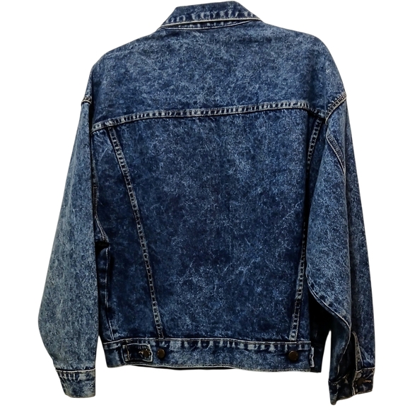 Guess Georges Marciano Blue Classic Jean Jacket Size M Excellent Trucker - Picture 2 of 7